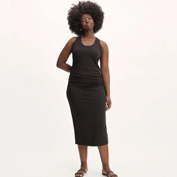 Everlane | Dresses | Everlane New The Form Racerback Tank Midi Dress Womens Size Xxll Ruched Nwt | Poshmark Everlane | Dresses | Everlane New The Form Racerback Tank Midi Dress Womens Size Xxll Ruched Nwt | Poshmark